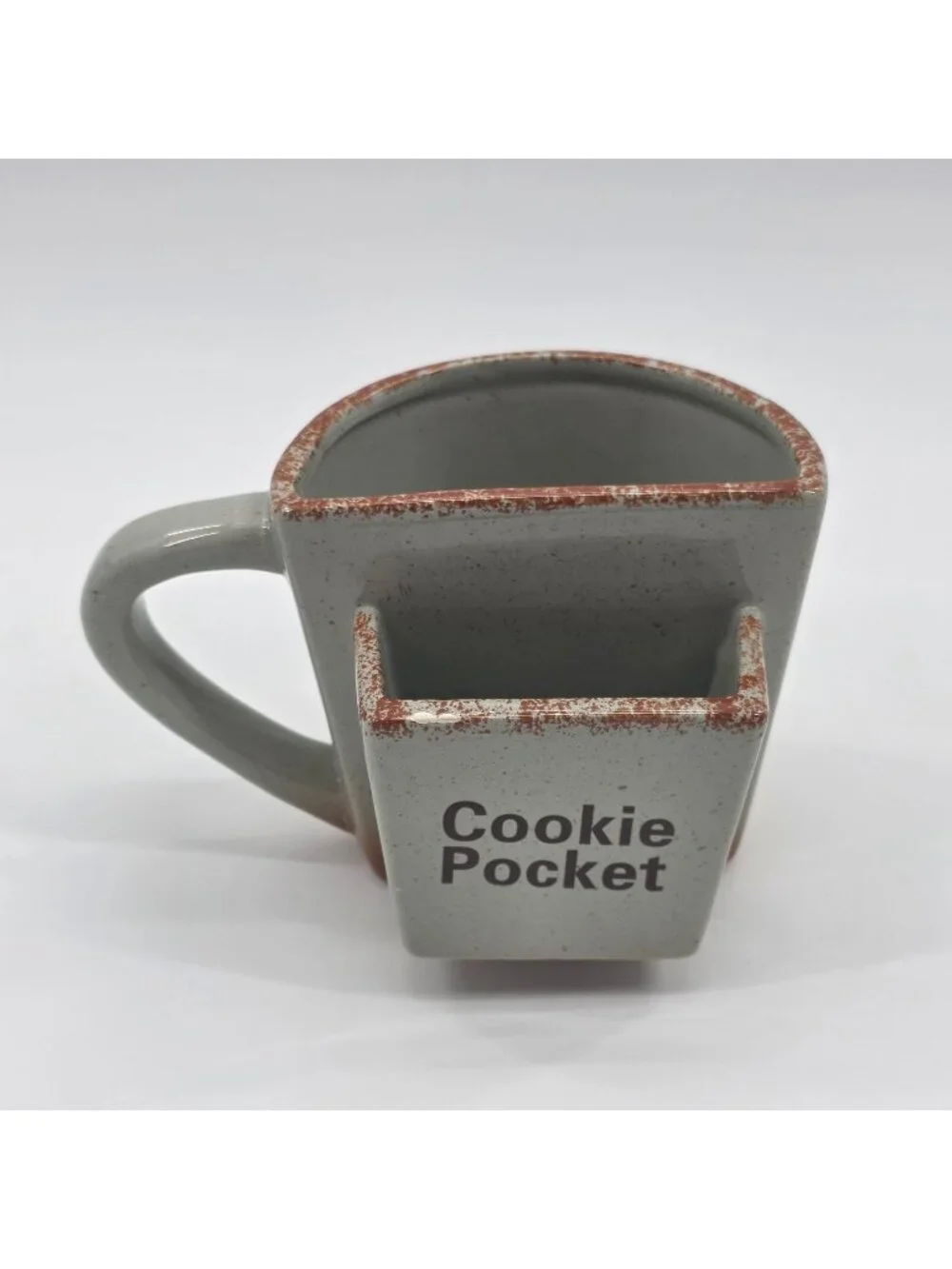 Cookie Pocket Mug-High Heat Resistant Ceramic, for Coffee, Tea, Cocoa 10oz